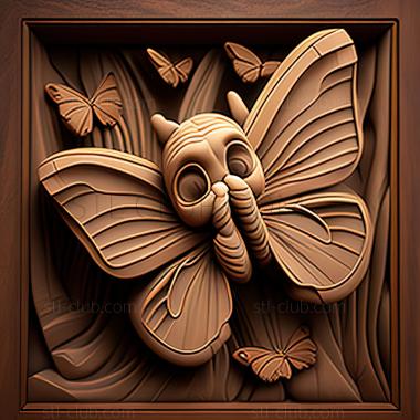 3D model Bye Bye Butter Bye Bye Butterfree (STL)